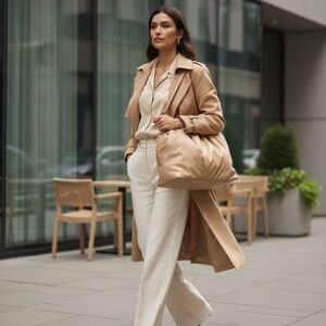 Victoria's Secret Elegant Tan Shoulder Bag